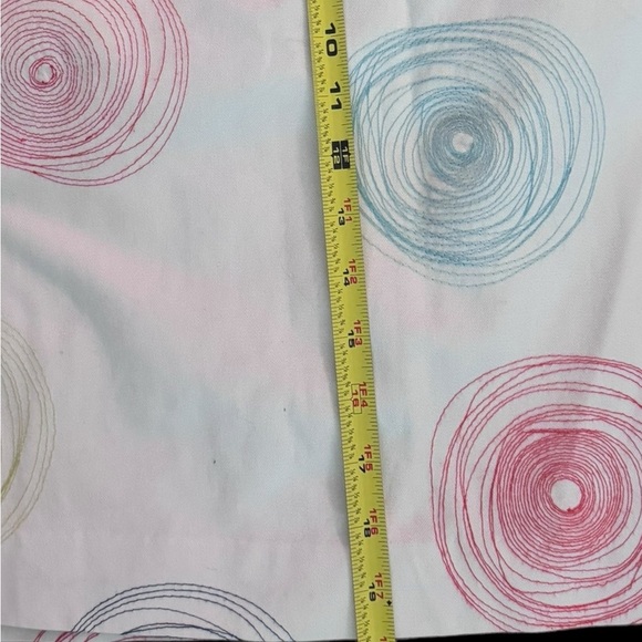 Boden Preppy A-Line Skirt with Multicolor Swirl Pattern - Picture 8 of 10